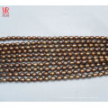 7-8mm Forme de riz Chocolat Couleur Perle d&#39;eau douce Strand (ES187)